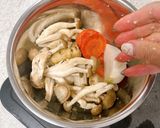 蒸し鶏と蒸し野菜（塩麹漬け）作り方3写真