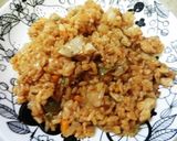 炊き込み味噌チキンライスのオムライス作り方2写真