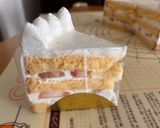 桃のデコレーションケーキ作り方30写真