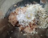 玉ねぎ麹の鶏豆腐きのこハンバーグ作り方3写真
