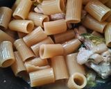 鶏と九条ねぎの和風パスタ作り方11写真