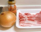 豚バラと玉ねぎの超簡単時短スパイスカレー作り方1写真