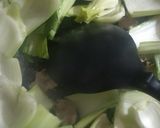 チンゲン菜と豚肉の塩炒め作り方3写真