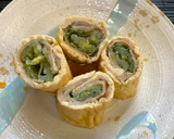 【野菜ソムリエ】京みず菜と豚バラ揚げ巻き作り方5写真