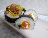絶妙コラボ☆クリチとサーモン七品巻き寿司作り方16写真