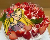 ろうそくをつけると机にハートが映るケーキ作り方2写真