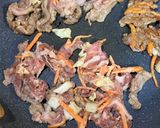 豚コマの甘辛カリッと焼き作り方3写真