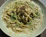 ゆず胡椒の海苔クリームパスタ作り方5写真
