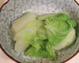 忙しい時★野菜(白菜)の鶏そぼろかけ作り方4写真