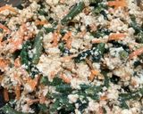 きな粉（すりごま）で冷凍野菜の白和え作り方10写真