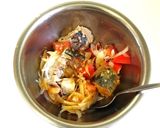 トマトとサバ缶のゴマドレサラダ作り方4写真