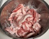 子供向け★豚バラの甘酢ポーク丼作り方1写真