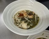 🦐創作！エビと大葉のジェノベーゼうどん作り方6写真