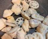 鶏さつま芋れんこんの甘辛炒め作り方9写真