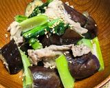 なすと小松菜の豚肉味噌炒め作り方6写真