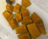 圧力鍋で1分♪甘さ控えめなかぼちゃの煮物作り方1写真