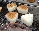 こんがり香ばし♡BBQで焼きおにぎり作り方6写真