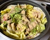 白菜と豚肉のミルフィーユ鍋作り方2写真