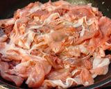 豚小間切れ肉＆たまねぎ丼♪作り方3写真