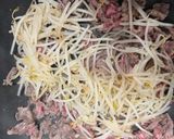 牛肉ともやしのおろしポン酢炒め作り方12写真