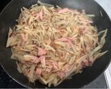 週末の朝ごはん、簡単ジャガイモ炒め作り方4写真