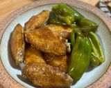 ピーマンと手羽中のポン酢煮作り方7写真