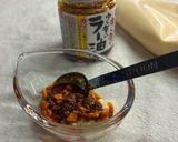 スナップエンドウとサラダチキンラー油マヨ作り方4写真