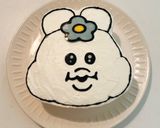 可愛いキャラクターケーキ 🐾んぽちゃむ作り方14写真