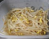 美味★豆もやし（もやし）の胡桃みそ和え作り方1写真