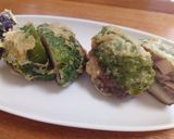 簡単！海老入り！椎茸のガッツリ肉詰め天作り方9写真