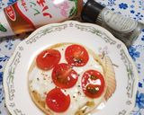 水切りヨーグルトとトマトのハニートースト作り方5写真