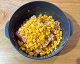 もろこし甘辛バター鶏つくね作り方1写真