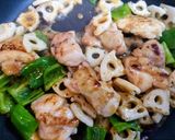 簡単！れんこんとピーマンと鶏もも肉の黒酢炒め作り方10写真