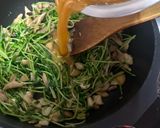 豆苗ときのこと玉子の　中華炒め作り方10写真