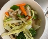 お一人様クリーミートマト味噌味豆腐野菜炒作り方15写真