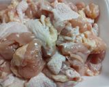 肩鶏肉の酢合わせ野菜炒め作り方1写真