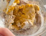 カボチャの煮物で甘じょっぱチーズお焼き作り方1写真