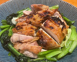 ダイエット♡鶏もも肉の塩焼きと小松菜添え作り方4写真