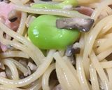 簡単　そら豆とベーコンパスタ作り方19写真
