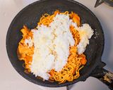 豚キムチ焼きそば & そば飯作り方10写真