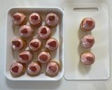 板チョコ1枚で16個！いちごのミニケーキ作り方6写真