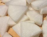 大根とハム・ブロッコリーの焼きマリネ☆作り方1写真
