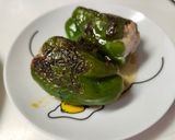 夏の夕飯！豚ひき肉とピーマンだけの肉詰め作り方7写真