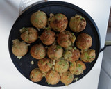 向井くう風 たこ焼き風お好み焼き作り方7写真