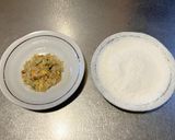 チャーハンと小麦粉を練り合わせて作るうどんの麺作り方2写真