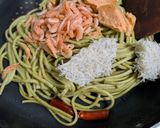 海苔パスタ「海物」で作る！薄味編！作り方6写真
