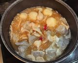 豚バラと里いもとこんにゃくの煮物作り方7写真