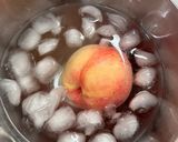 桃のデコレーションケーキ作り方19写真