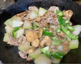 冬瓜と豚肉のオイスター炒め作り方2写真