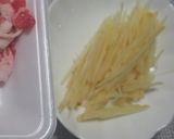 便利ごぼうと豚小間肉でしぐれ煮作り方1写真